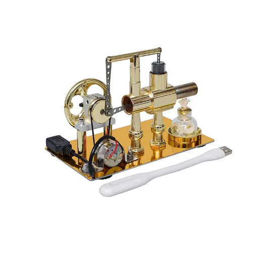 Balance Single-Cylinder Hot Air Stirling Engine Model