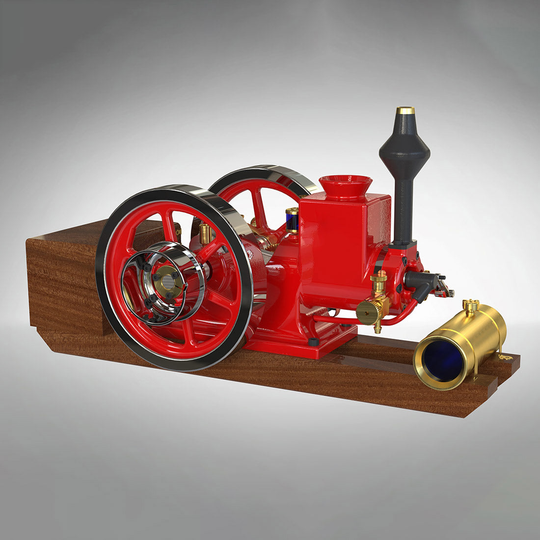 RETROL ENGINE HM-01 7cc Engine 4-stroke Horizontal Hit and Miss Internal Combustion Gasoline Engine Model-minengine