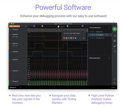 Saleae Logic Pro 8 8 Channels + 500MS/s