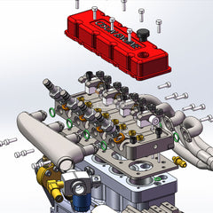 CISON L4-175 Mini OHV Inline Four-cylinder Four-Stroke Water-cooled L4 Gasoline Engine Model