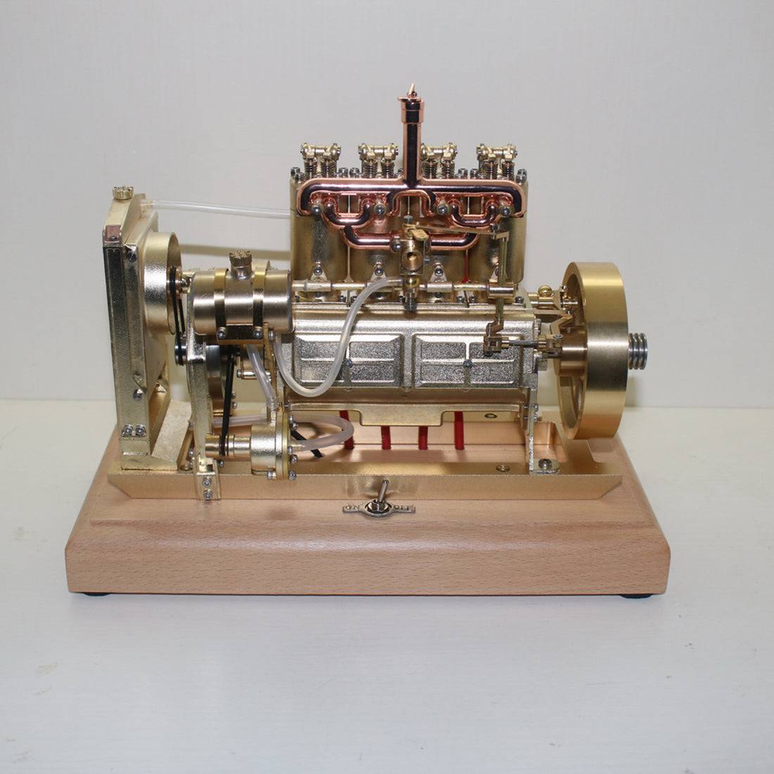 Holt H75 Tractor Engine Gas 12cc Four-cylinder OHV Engine Scale Model with Governor - stirlingkit