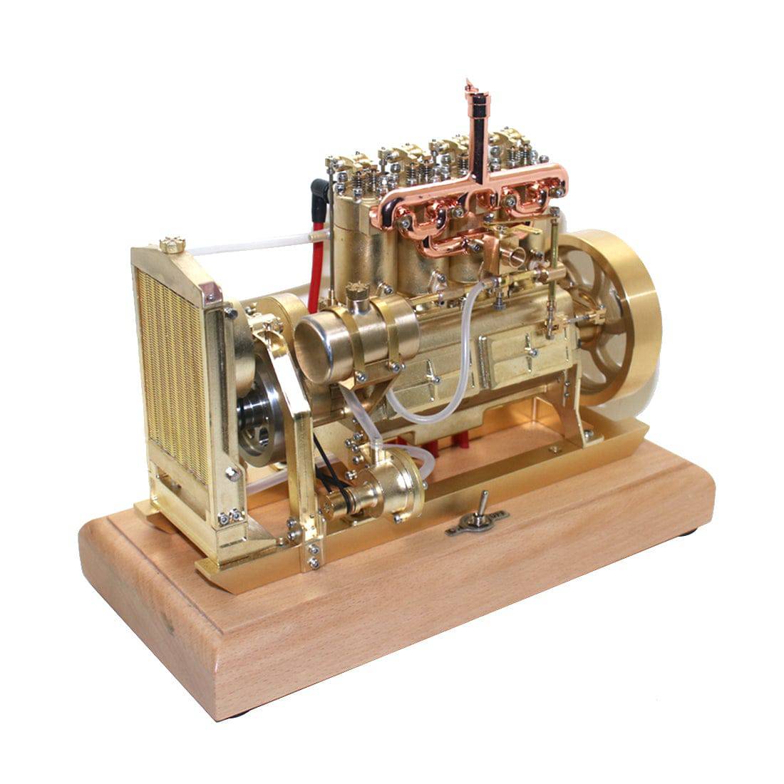 Holt H75 Tractor Engine Gas 12cc Four-cylinder OHV Engine Scale Model with Governor - stirlingkit