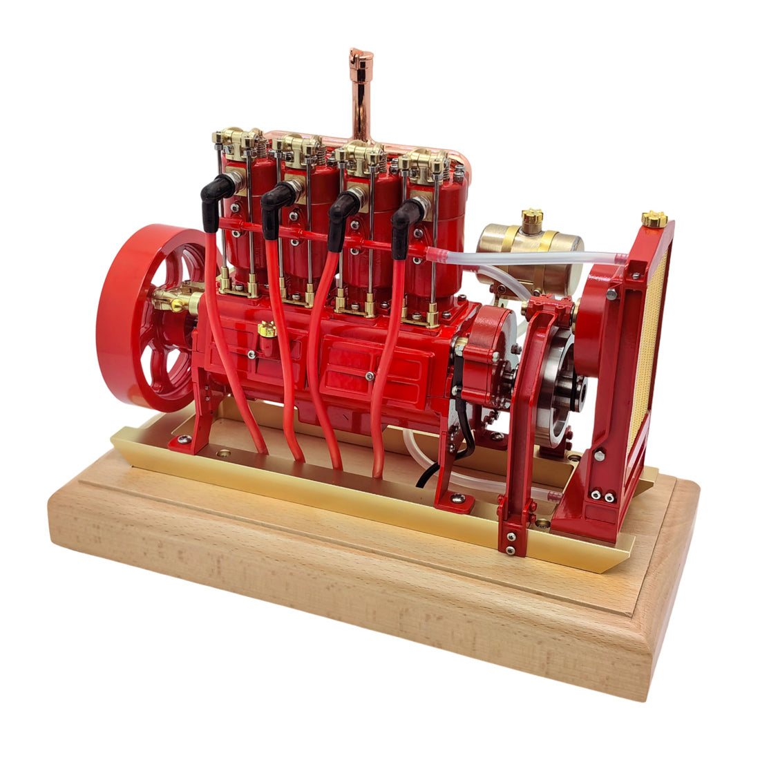 Holt H75 Tractor Engine Gas 12cc Four-cylinder OHV Engine Scale Model with Governor - stirlingkit