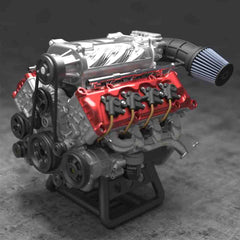 Mini RC DIY V8 Engine Model Kit